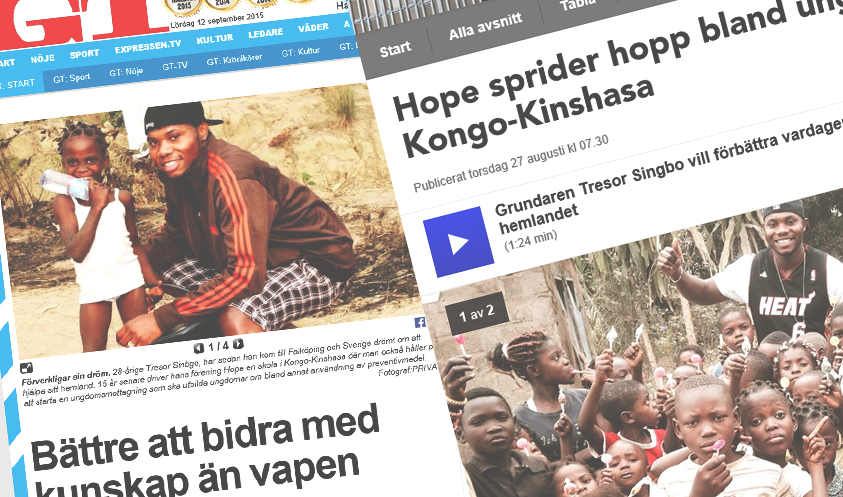 Hope for Kinshasa i media